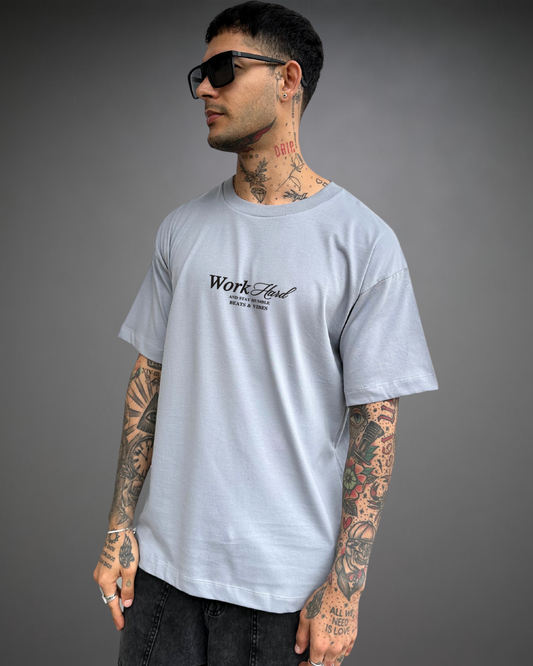 Polo Hombre Oversize Old Money - Plata