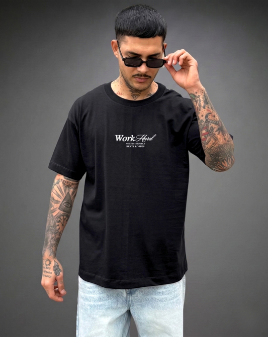 Polo Hombre Oversize Porsche Old Money - Negro