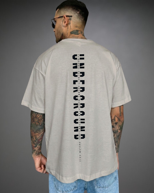 Polo Hombre Oversize Underground - Gris