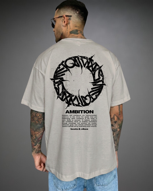 Polo Hombre Oversize Ambition - Gris