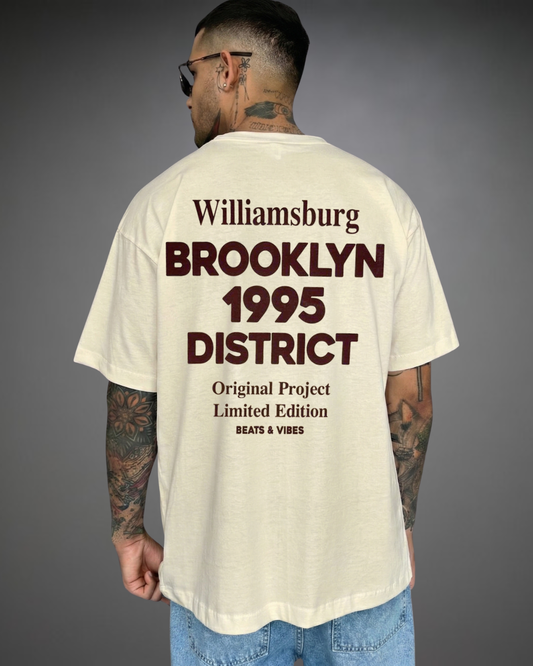 Polo Hombre Oversize Brooklyn District - Arena