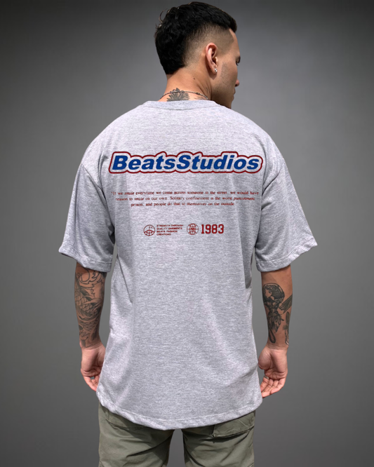 Polo Hombre Oversize BeatsStudios - Gris