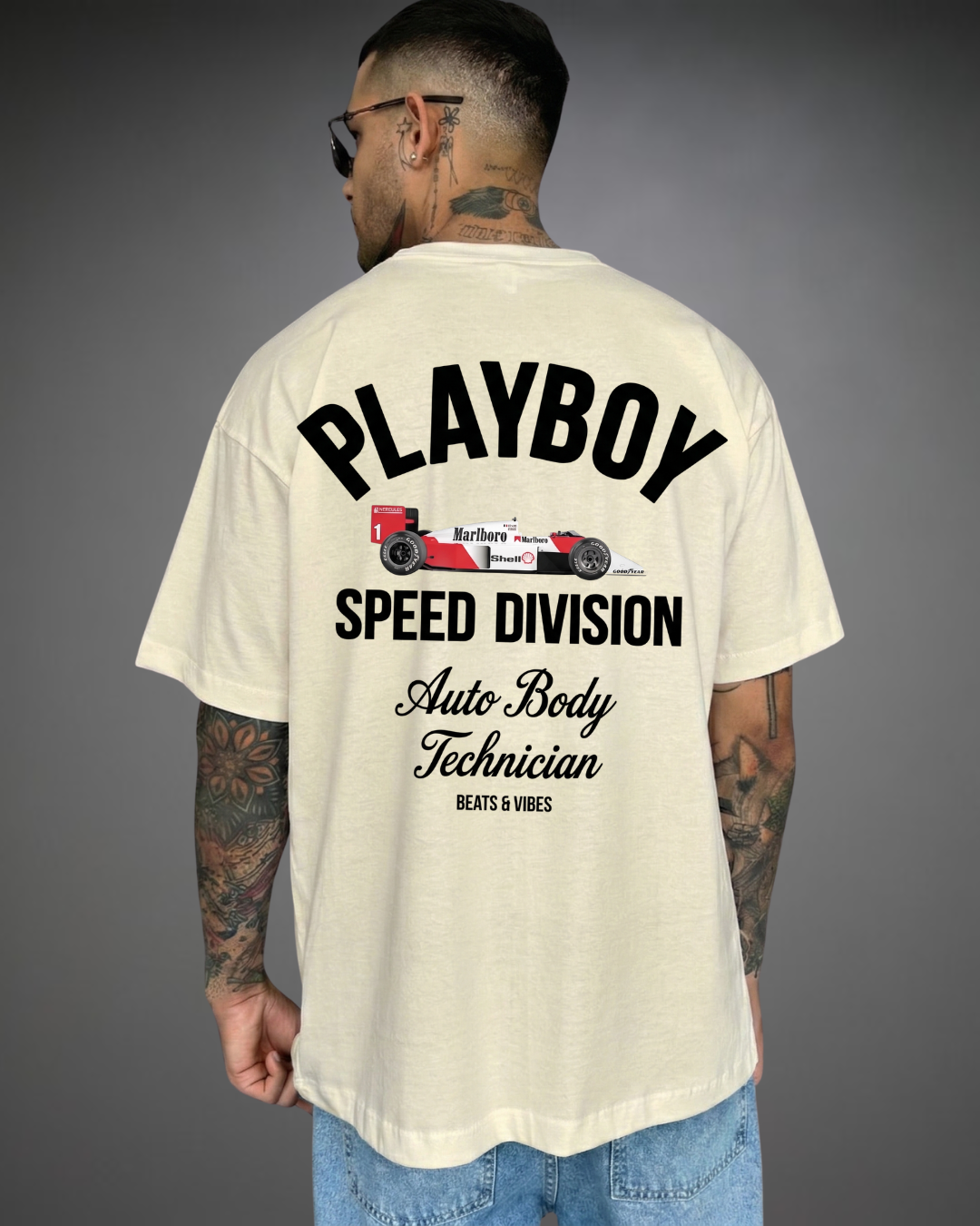 Polo Hombre Oversize Play Boy Speed Division - Arena