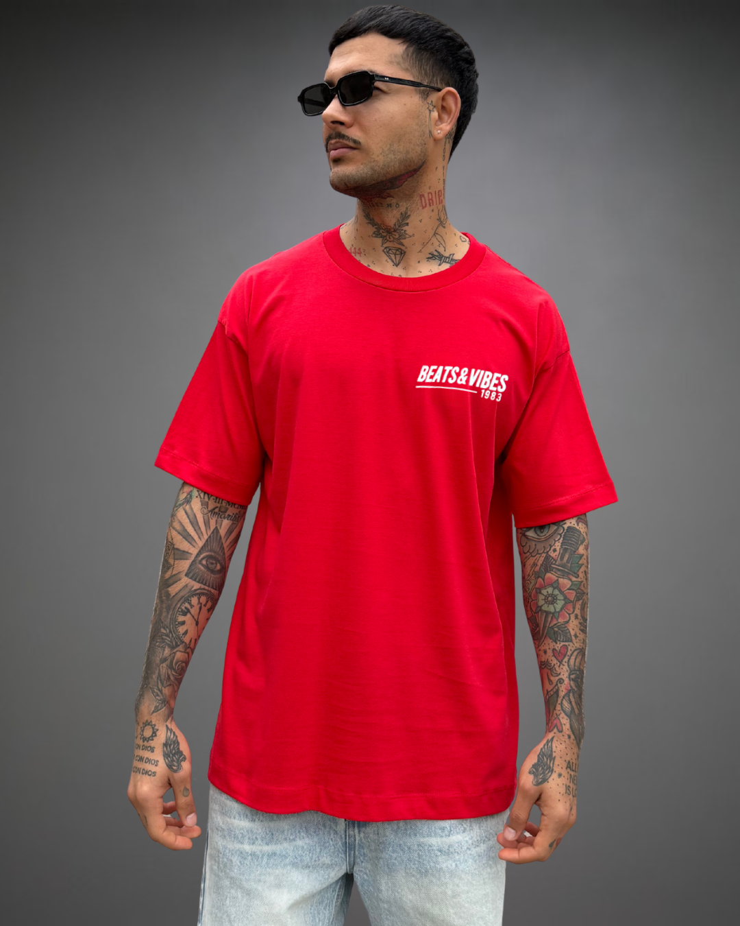 Polo Hombre Oversize Underground - Rojo