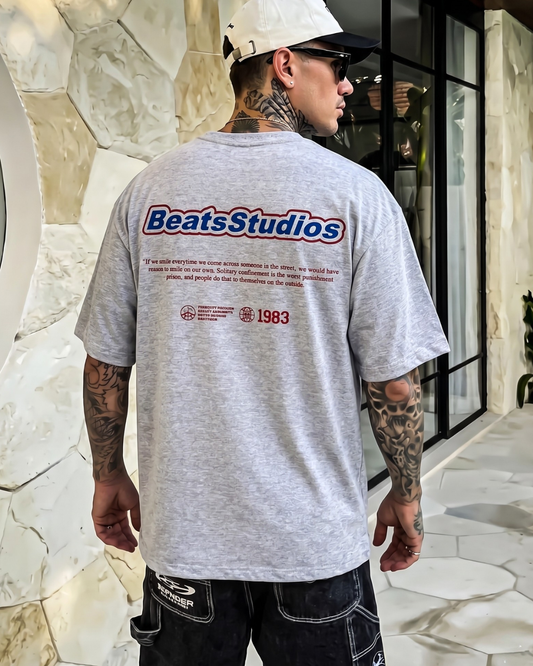 Polo Hombre Oversize BeatsStudios - Gris