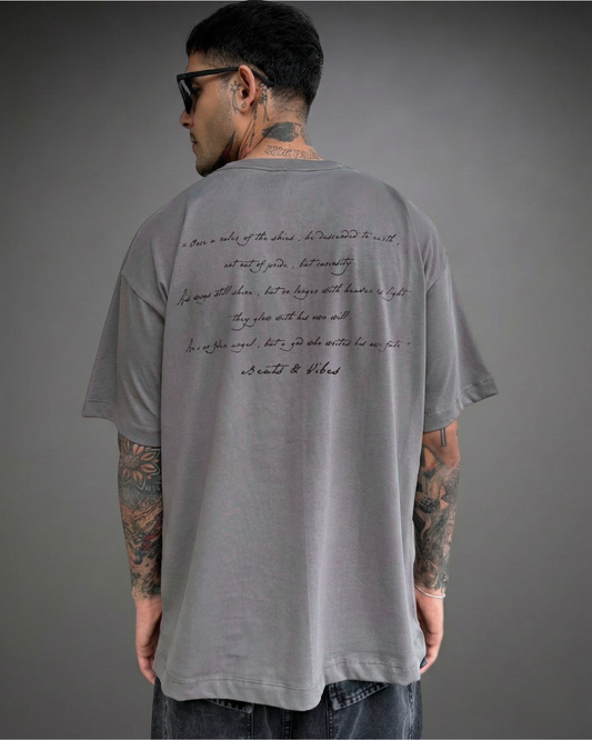 Polo Hombre Oversize Icarus - Gris