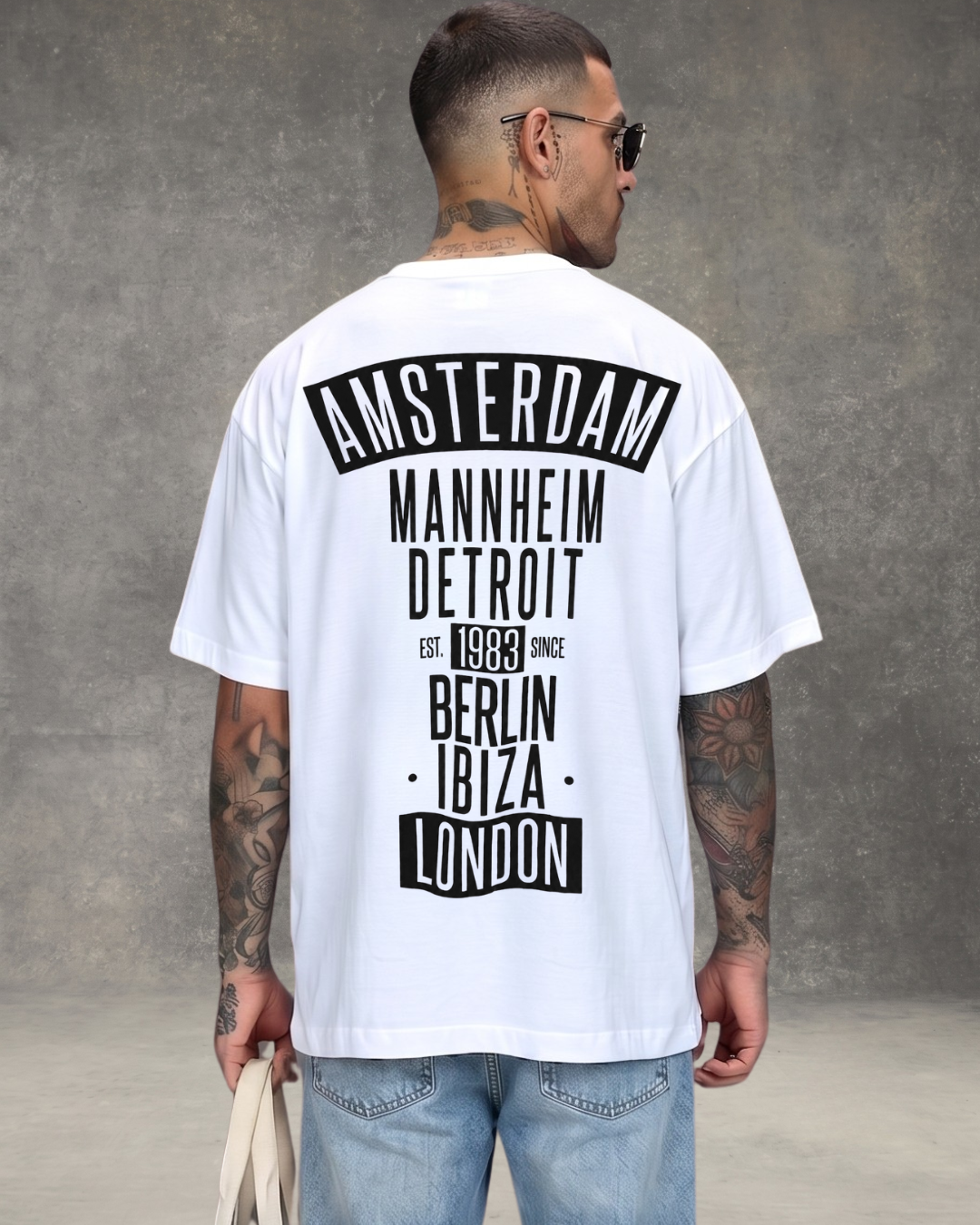 Polo Hombre Oversize Beats iS Global EU - Blanco