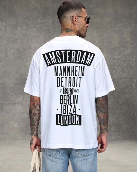 Polo Hombre Oversize Beats iS Global EU - Blanco