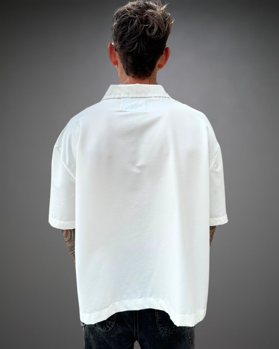 Camisa Hombre Oversize BERLIN - Off  White