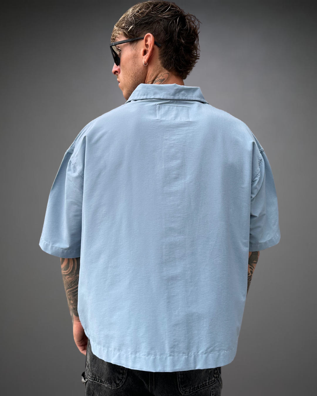 Camisa Hombre Oversize BERLIN - Denim