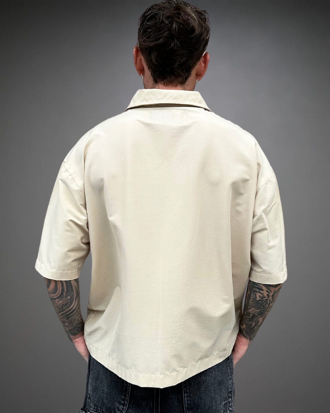 Camisa Hombre Oversize BERLIN - Beige