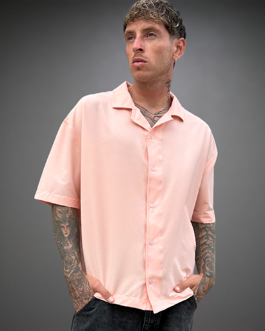 Camisa Hombre Oversize BERLIN - Melón