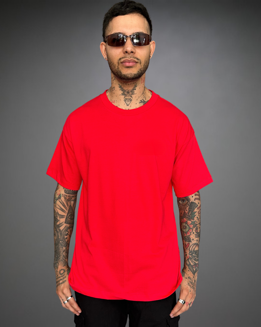 Polo Hombre Oversize - Rojo
