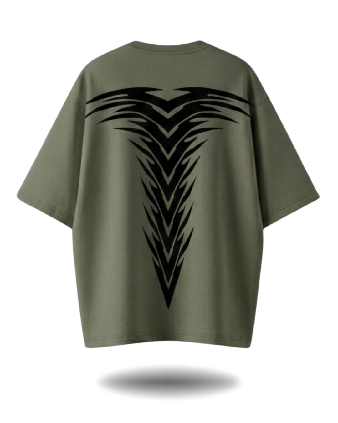 Polo Hombre Oversize Alien Back - Verde