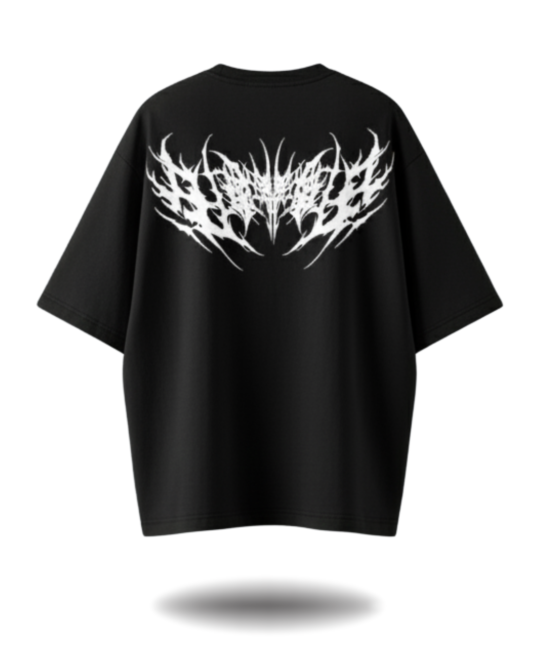 Polo Hombre Oversize Big Tribal - Negro