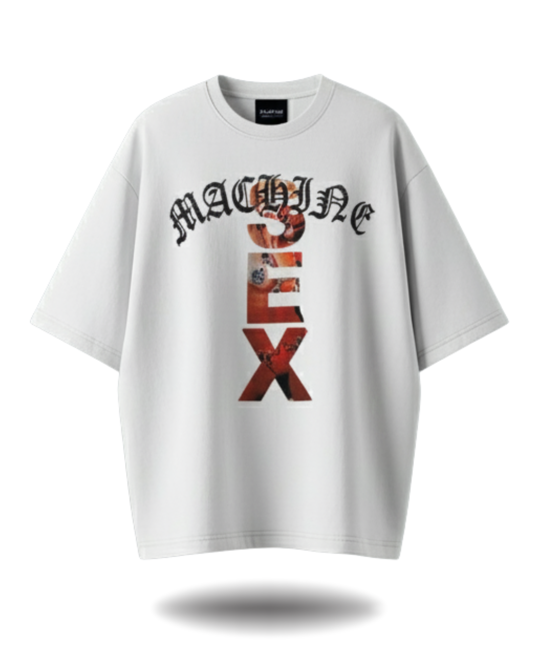 Polo Hombre Oversize Sex Machine - Blanco