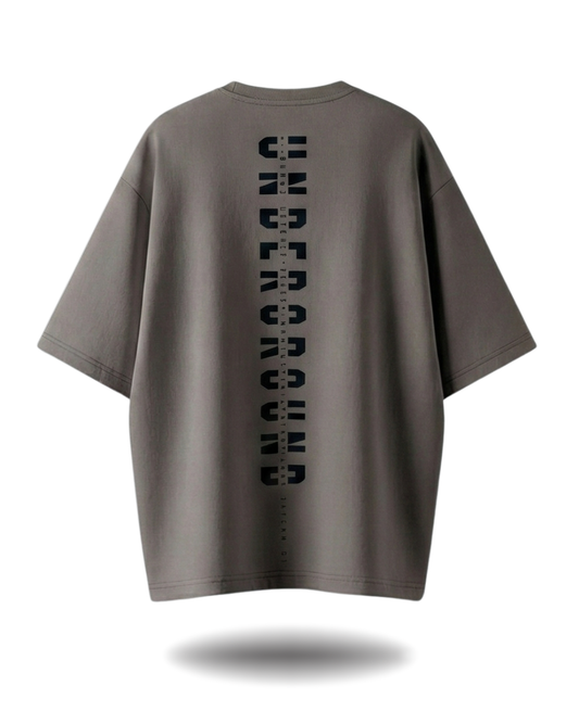 Polo Hombre Oversize Underground - Gris