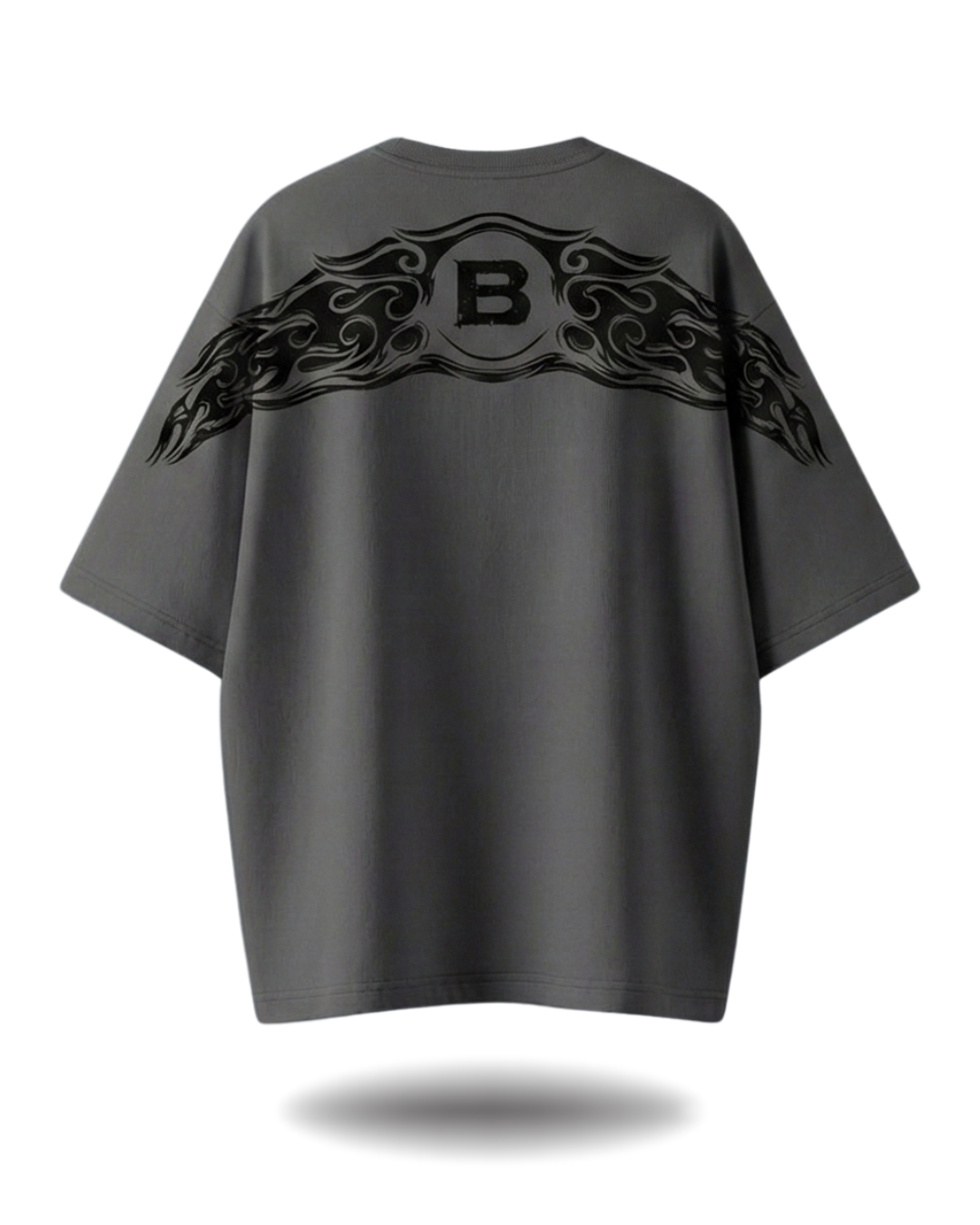 Polo Hombre Oversize Beats Summer Vibes - Plomo