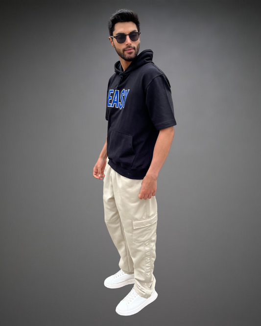 Capucha Oversize Bordado EASY - Negro