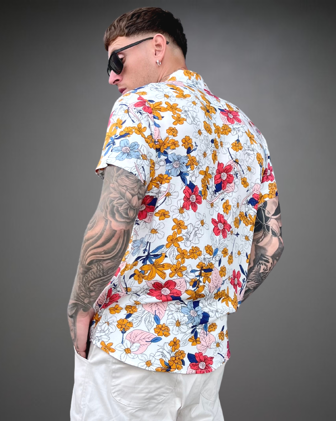 Camisa Hombre Summer '21 Slim Fit - Blanco