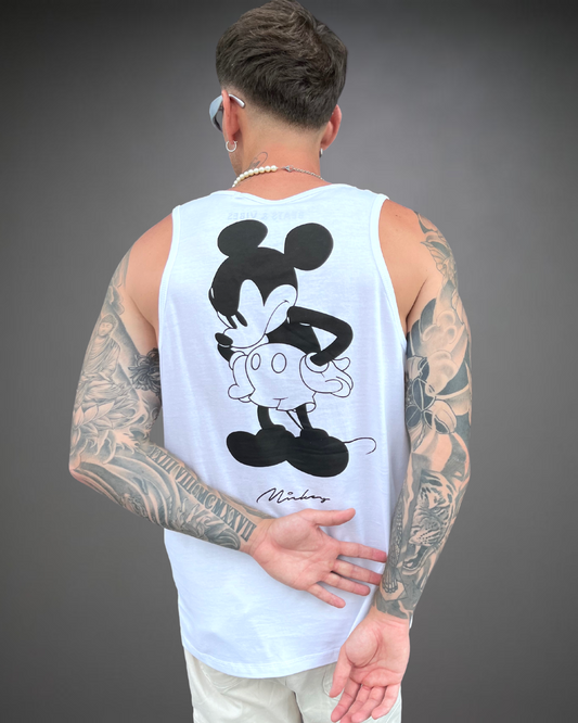 Bividi Hombre Serious Mickey  - Blanco