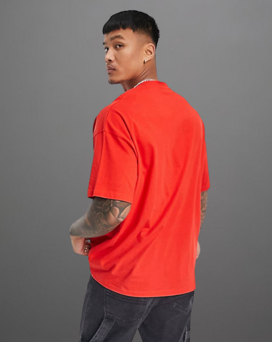 Polo Hombre Oversize - Rojo