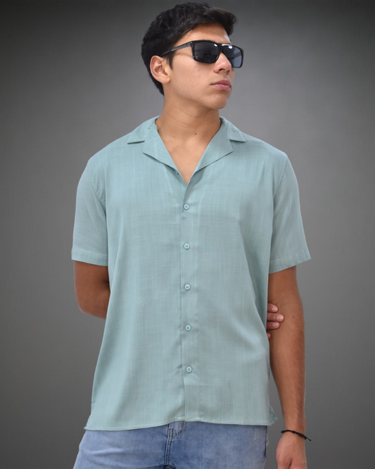 Camisa Hombre Relaxed Dark Cement - Cemento
