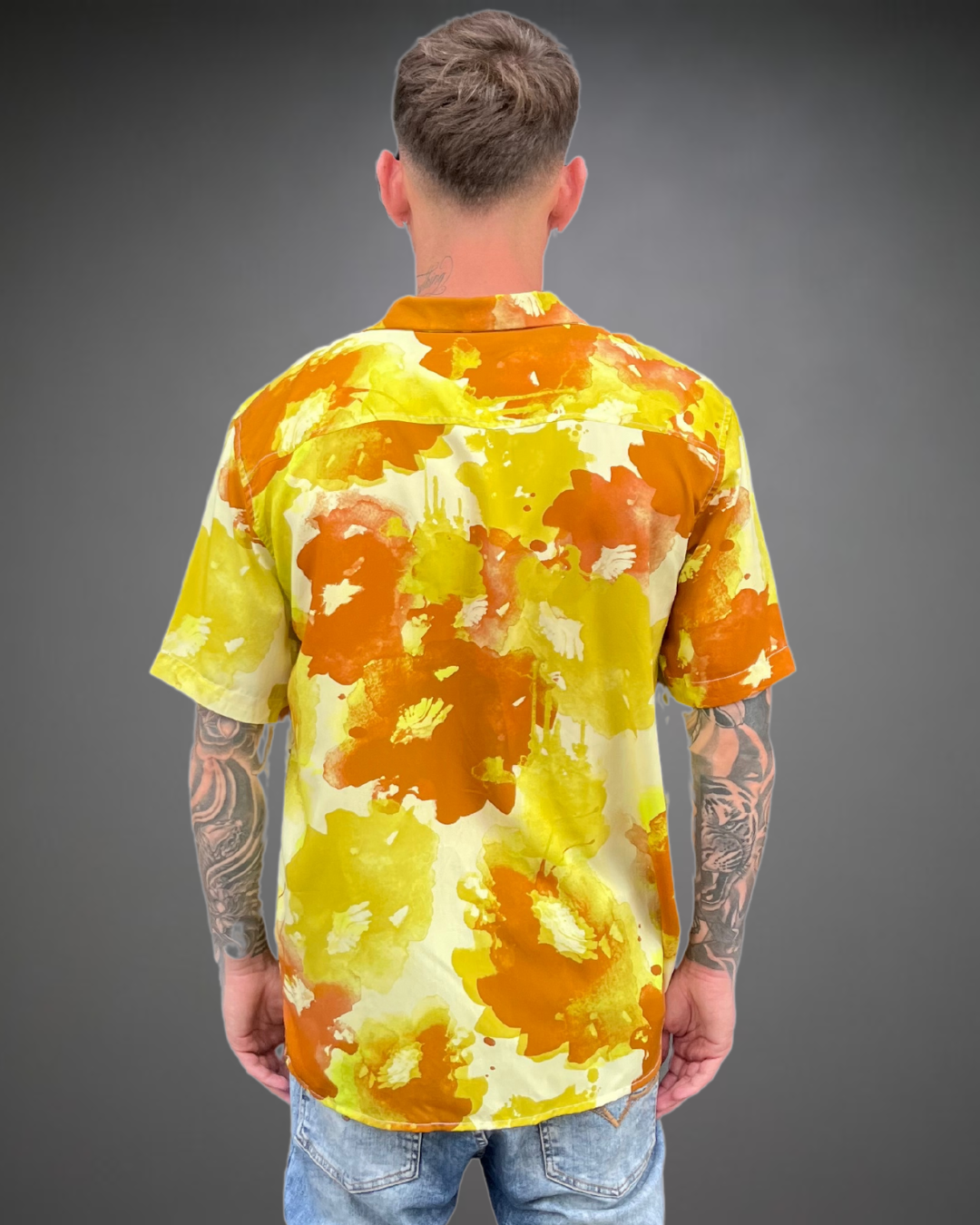 Camisa Relaxed Hombre WoodStock '79 - Yellow