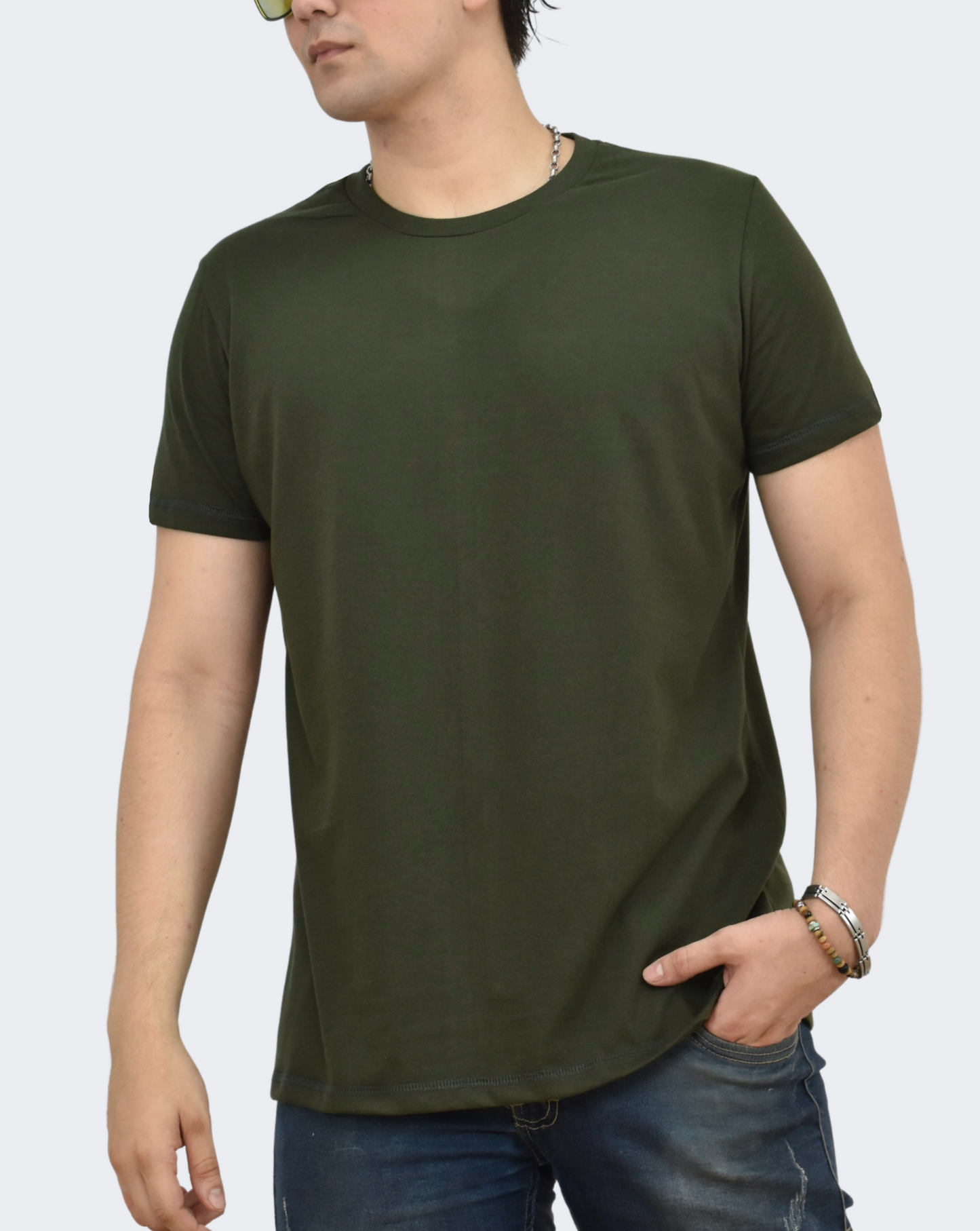 S / Polo Hombre Dark Green - Verde Militar