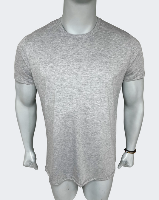 Polo Hombre Solid Gray - Gris