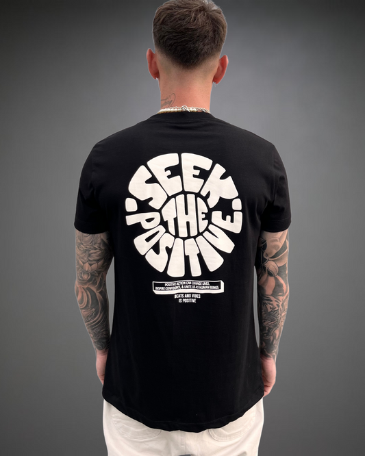 Polo Hombre Seek The Positive - Negro