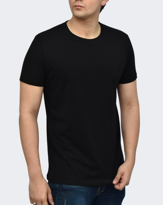Polo Hombre Blank Black - Negro