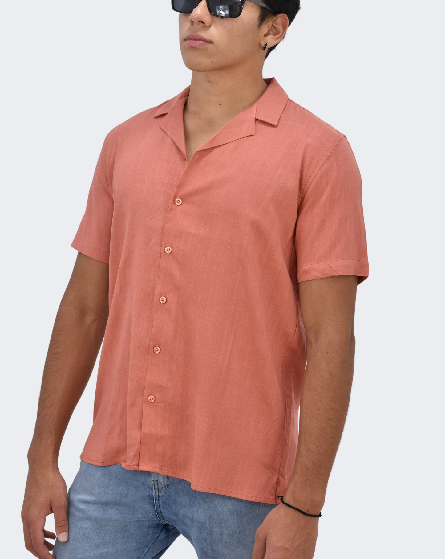 Camisa Hombre Relaxed Brick - Ladrillo
